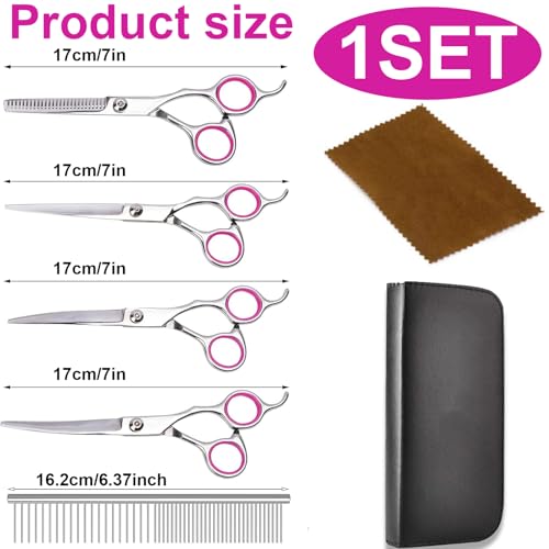 PVYHALBJKX Master Grooming Toolkit for Dogs - Professional-Grade Dog Grooming Scissors, Clippers, Fleece Blankets and More for Pet Pampering - Image 3