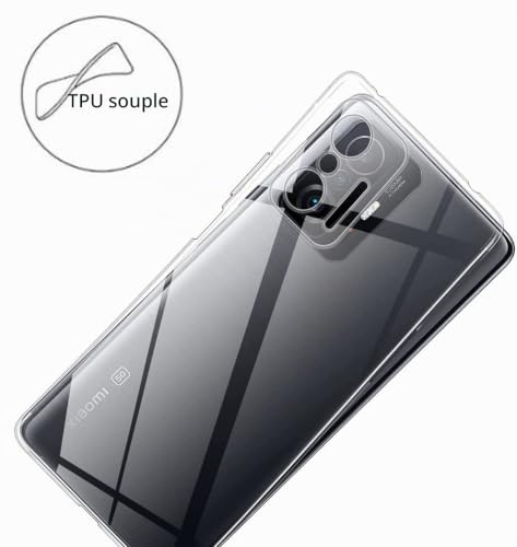 Coque silicone Xiaomi 11T 3 pièces Gel TPU souple Protection optimale - vue 5