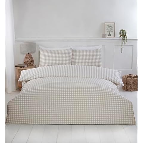 Rapport Home Gingham Check Duvet Cover Set Cover