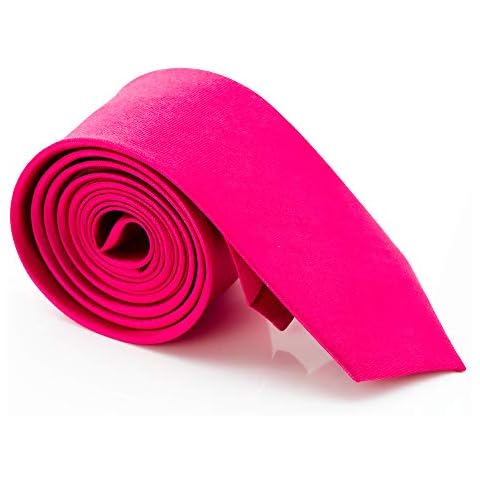 Cravate skinny rose fluo The Glowhouse Cover