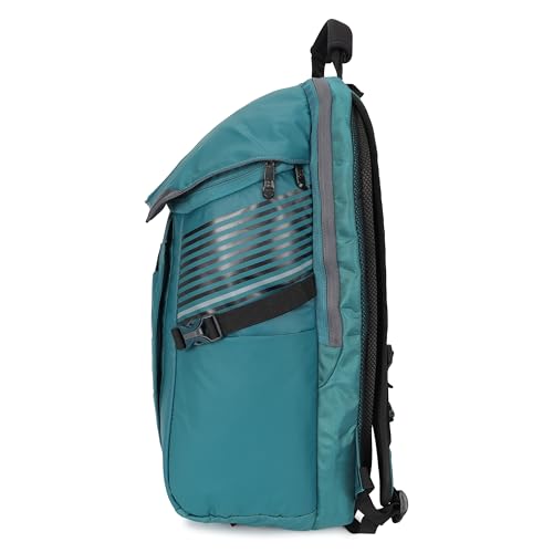 Image of SWISS MILITARY Dazzler 15.6 Inch Laptop Backpack with Unique Canopy Design, Quick Access Pockets, 26L Capacity, Durable EVA Moonlift Back Support, Organizer Compartment, Ventilated Mesh