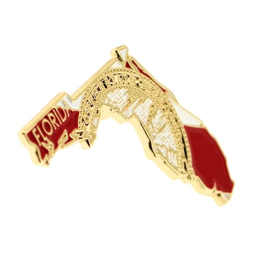 pinmart state shape flag lapel pin