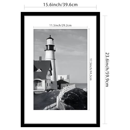 Image of Picrit 16x24 Black Picture Frame, Poster Frame for Wall, 3 Pack