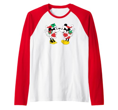 Mickey et Minnie Kiss t-shirt de Noël pour vos soirées cocooning en famille