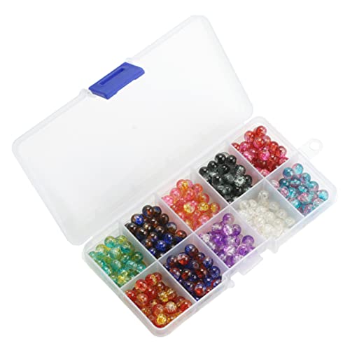 Holibanna Vidrio Coloridas Caja Abalorios Sueltos Para DIY De Joyería Para Collares
