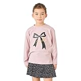 [ever closet] 長袖Tシャツ キッズ 子供 女の子 男の子 春 秋 トップス 150 O.ラベンダー プリントT ロゴT 綿100％ 春服 秋服 通園 通学 子供服 キッズ服 エバークローゼット