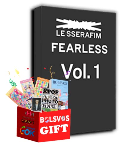 LE SSERAFIM (ル·セラフィム) - Fearless [Vol 1 ver.] (1st Mini Album) Album+BolsVos K-POP 電子ブック (21p), 追加 フォトカード, ステッカーのサムネイル