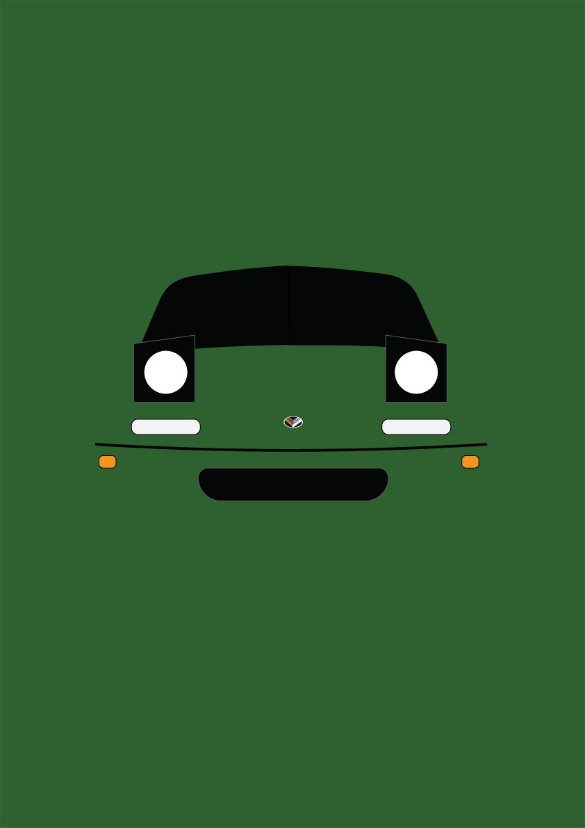 Mazda MX5 MK1 - Retro Motor Company Greeting Card