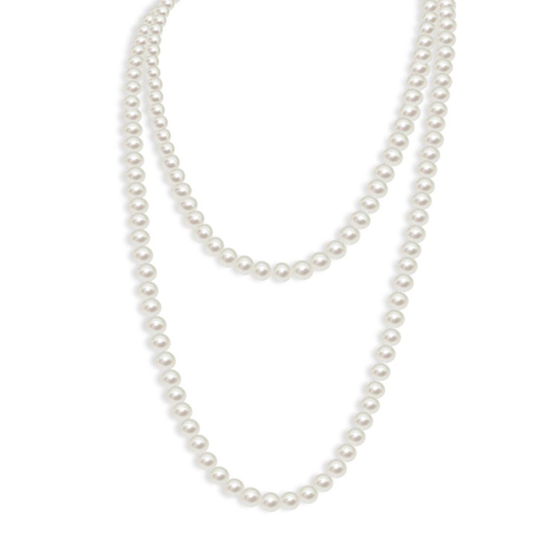 YUUSIKCOcollar perlas disfraz -Collar largo de perlas de imitación collar collar collar de perlas largas cuentas 1920 Gatsby joyería de disfraz,Collar de perlas de imitación,moda decorativa