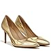 Naturalizer Womens Anna Pump Warm Gold Leather 9 W