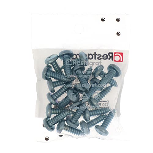 Restagraf 643 Sheet Metal Screw 6.3 mm x 19 mm Zinc White, Zinc Blanc, 6.3mm x 19mm - Image 3
