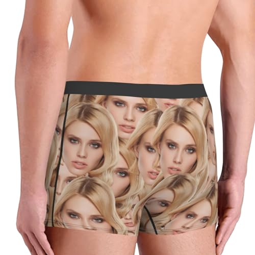 Personalized Boxers for Men, Customized Underwear, Custom Underwear for Men, Birthday Day Gifts for Him3
