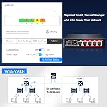Poe Switch, 5 Port Gigabit PoE+ Switch, Cloud Managed Gigabit Ethernet Switch, 4 Poe Ports @52W, 1 Uplink Ports, 1 SFP Slot, APP Smart Managed, Overload Protection w/ Port - Image 3