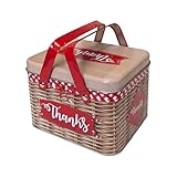 Herzliche Aufschrift: Die Dose ist mit dem stilvollen Schriftzug 