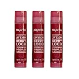 Aquafina Lip Balm - 3 Tubes - Berry Loco