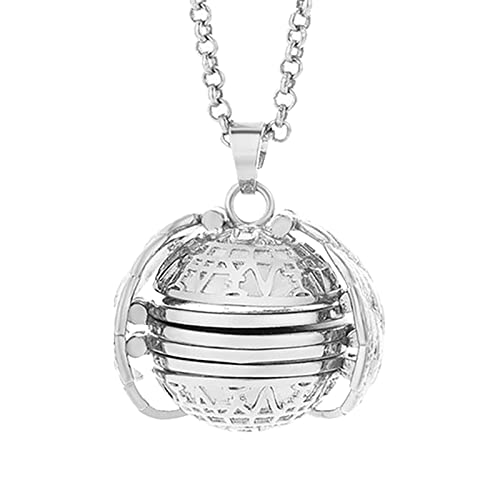 Halskette Damen, Fotoalbum-Halskette, 4-lagige zu öffnende Anhänger-Halsketten-Geschenke Cover