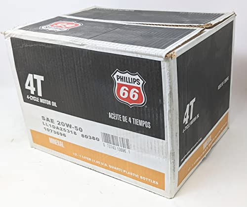 Aceite para motor 4T SAE20W-50 4-Ciclo botella 1 cuarto x12 miniatura 2