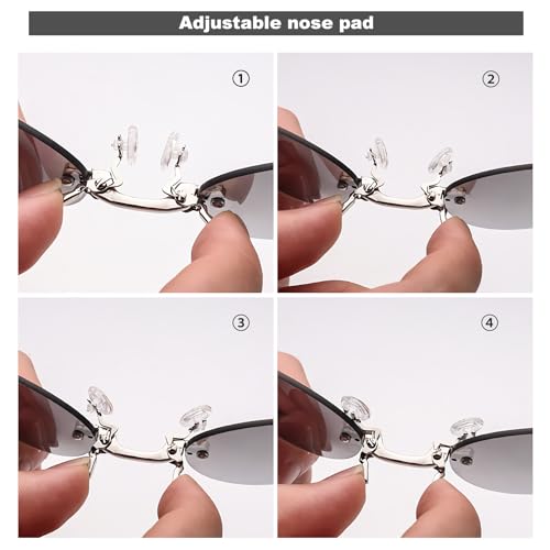 Clip Nose Sunglasses Men Round Glasses Matrix Morpheus Vintage Sun Style4