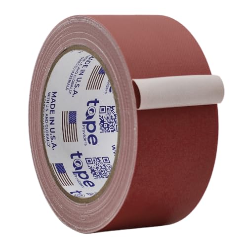 Image of WOD GTC12 Gaffer Tape, Brown Low Gloss Finish Film, 2 inch x 60 ft. (Pack of 24) Residue Free, Non Reflective Cloth Fabric, Secure Cords, Water Resistant, Photography, Filming Backdrop