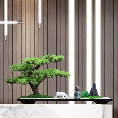 Plantas verdes artificiales de estilo oriental para transformar la entrada de su hogar 6