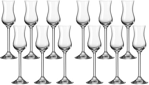 LEONARDO 35237 Daily Set de 6 Verres Grappa 100 ml (Lot de 2)