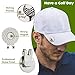 GLORIEROO Golf Fathers Day Dad Gifts for Men from Daughter Son Wife, Golf Accessories Set with PU Case, 4 Golf Balls, Golf Tees, Versatile Golf Divot Tool, Golf Hat Clip Marker
