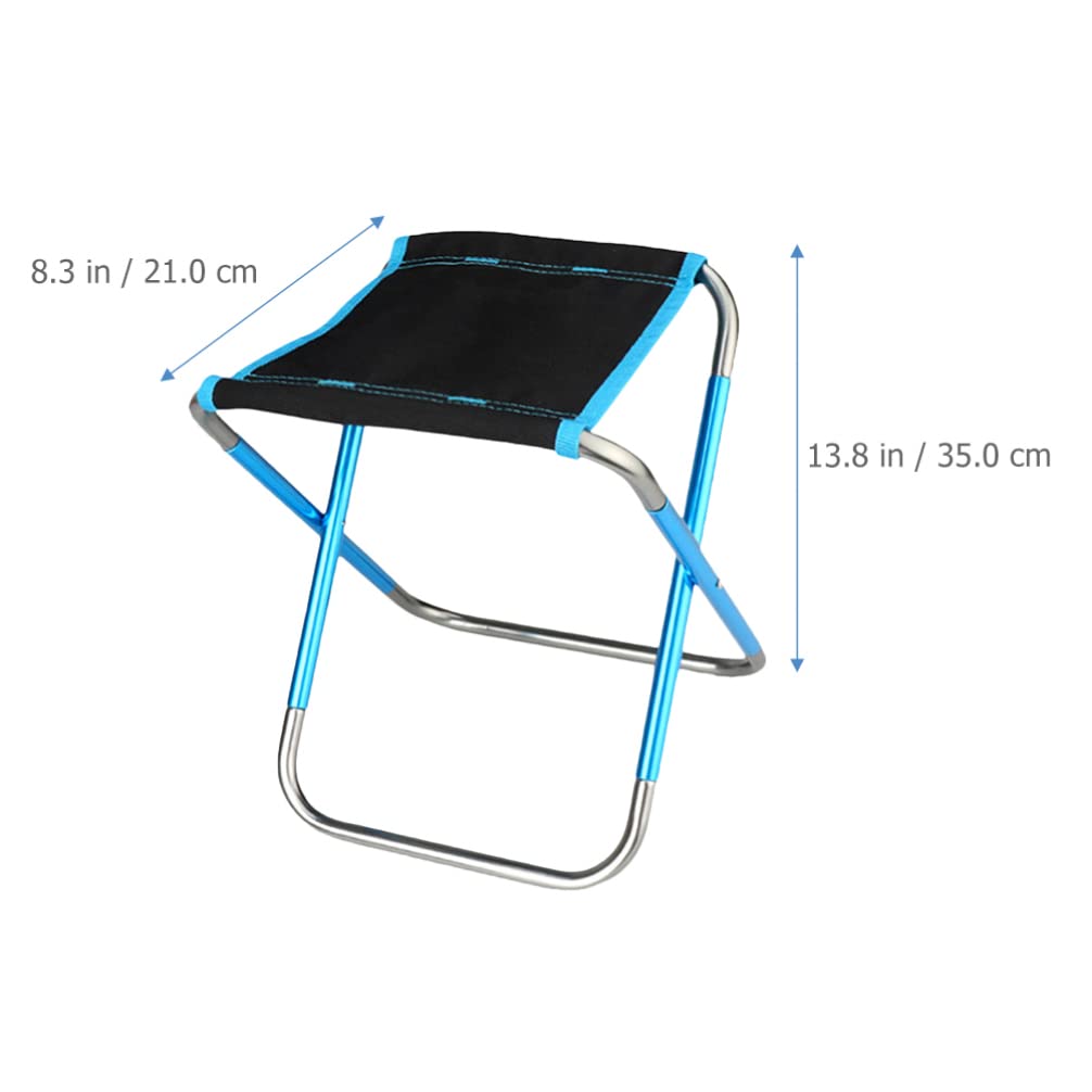 INOOMP Fishing Backpack Folding Stool Travel Chair Compact Foldable Fishing Chair Picnic Camping Stool for Travel Sports Camping Barbecue Fishing Backpack Folding Stool