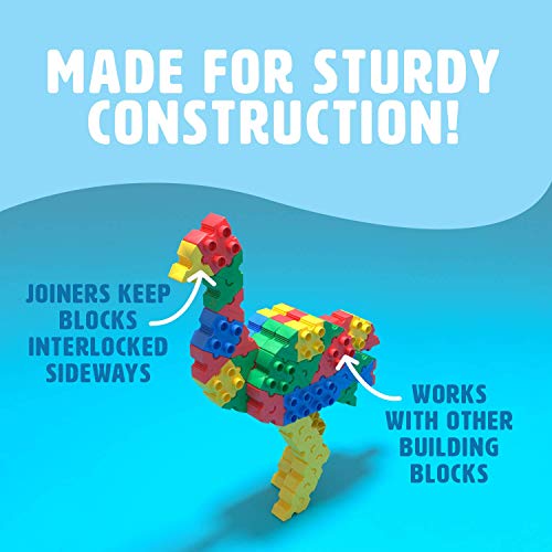 Morphun STEM Building Bricks Set, Junior Xtra, 200 Piece Set Builds 100+ Models