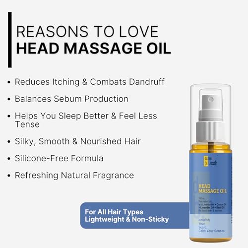 Image of Set of 3: Rosemary Hair Oil, Head Massage Oil & Hair Serum - For Hair Growth, Stress Relief & Smooth, Shiny Hair
