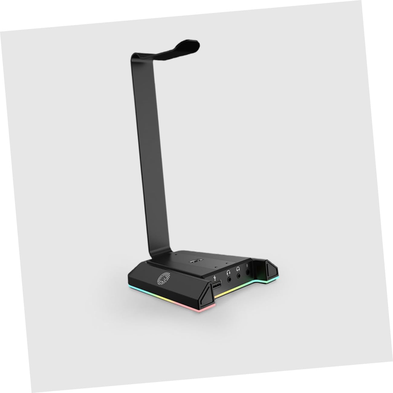 Stand Per Cuffie Gaming Con Porta Usb e Illuminazione Rgb Supporto Stabile Per Headset Da Scrivania Organizer Per Auricolari e Accessori Design Compatto e Funzionale