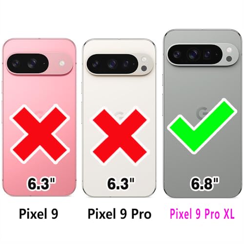 Coque de téléphone pour Google Pixel 9 Pro XL étui portefeuille rabat - 2