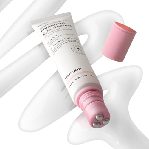 Augenserum mit Hyaluronsäure, Koffein, Augencreme gegen Falten und Augenringe, Anti-Aging, Augencreme, feuchtigkeitsspendendes Augenserum für Männer und Frauen