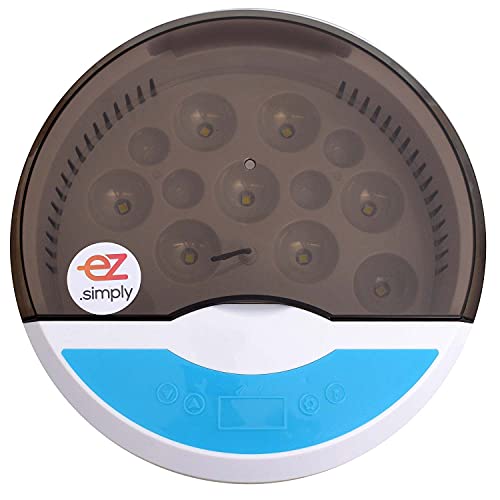 EZ.SIMPLY Incubators for Hatching Eggs - 9 Egg Hatching Incubator - Omnidirectional Constant Temperature Control and Humidity Control Egg Incubators