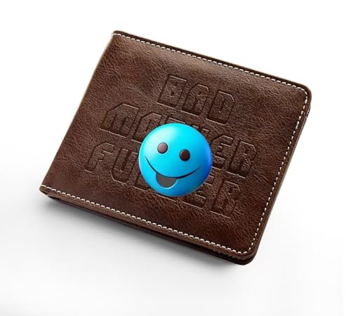 Image of Embroidered Bad Mother fker Leather Wallet bad mother f ker wallet leather(black)
