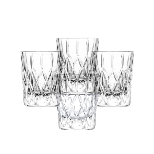 Schott Zwiesel Schnapsglas Age (4er-Set), moderne Shotglas mit Relieff, spülmaschinenfeste Kristallgläser (Art.-Nr. 124298)