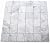 Tenedos Carrara White Marble 2x2 Square Mosaic Wall Floor Tile Polished for Kitchen Backsplash Bathroom Flooring Shower Surround Dining Room Entryway Corrido Spa Fireplace (1 Sheet)