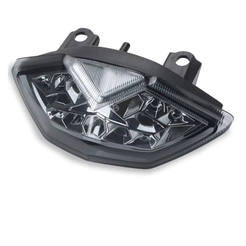 Luz trasera LED integrada 12V para moto Kawasaki Z1000 de los años 2010 a 2013 roja