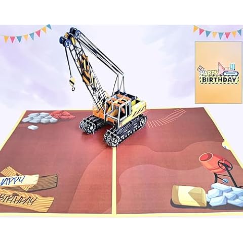 Card Mavens Crane 3D Birthday Card Cover