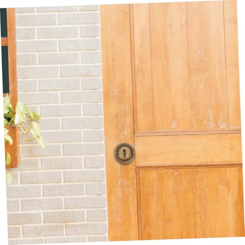 image for Uonlytech 6Pcs Vintage Keyhole Covers for Decorative Keyhole Plates Re