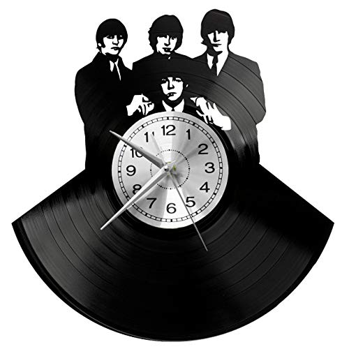 EVEVO Beatles Horloges Murales Disque Vinyle Disques Vinyliques Horloges Murales Vinyle Record Mur l’horloge Créatif… - Les Beatles, Paul McCartney, John Lennon, RIngo Starr, George Harrison EVEVO Beatles Horloges Murales Disque Vinyle Disques Vinyliques Horloges Murales Vinyle Record Mur l'horloge Créatif… – Image 5
