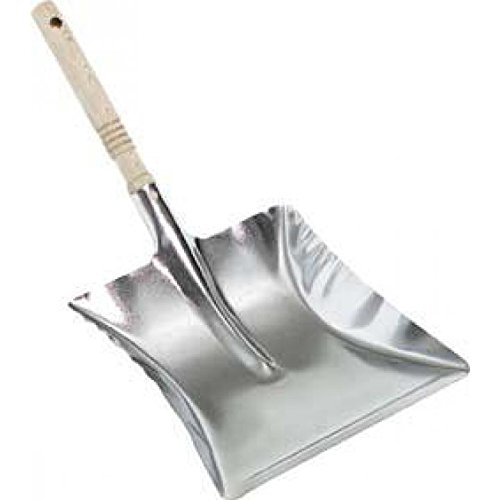 Nölle 455510 Metal Galvanized Dustpan, Beige/Silver, 22 x 44 cm