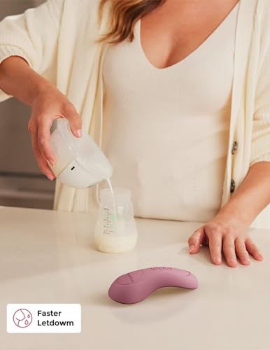 Image of Momcozy Rolling Lactation Massager with Heat, 3-in-1 Real-Like Massage for Relieve Clogged Ducts, Breast Massager Warming for Breastfeeding, Improve Milk Flow, Dusty Rose