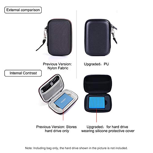 Docooler Hard Drive Carrying Caso Saco De Armazenamento Portátil EVA à prova de choque Hard Case Res