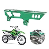 USTPO Motorcycle Chain Cover Guard Guide Rear Sprocket Covers CNC for KLX 110 110L KLX110 2002-2023 KLX110L 2010-2023 Dirt Pit Bike Green