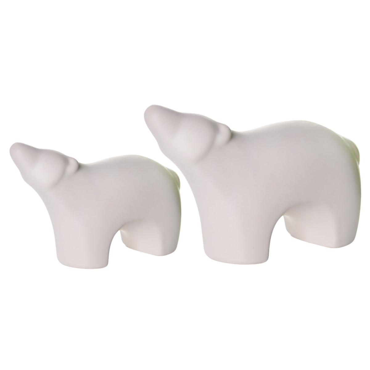 Figurines ours polaire en céramique, idée cadeau originale pour déco tendance