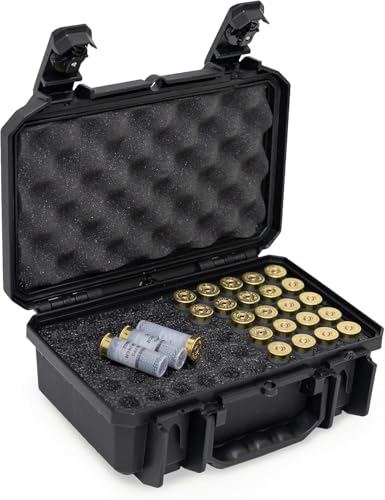 Evergreen Shotgun Shell Ammo Case for 12GA,16GA, & 20GA – 50 Rounds Lockable USA Made