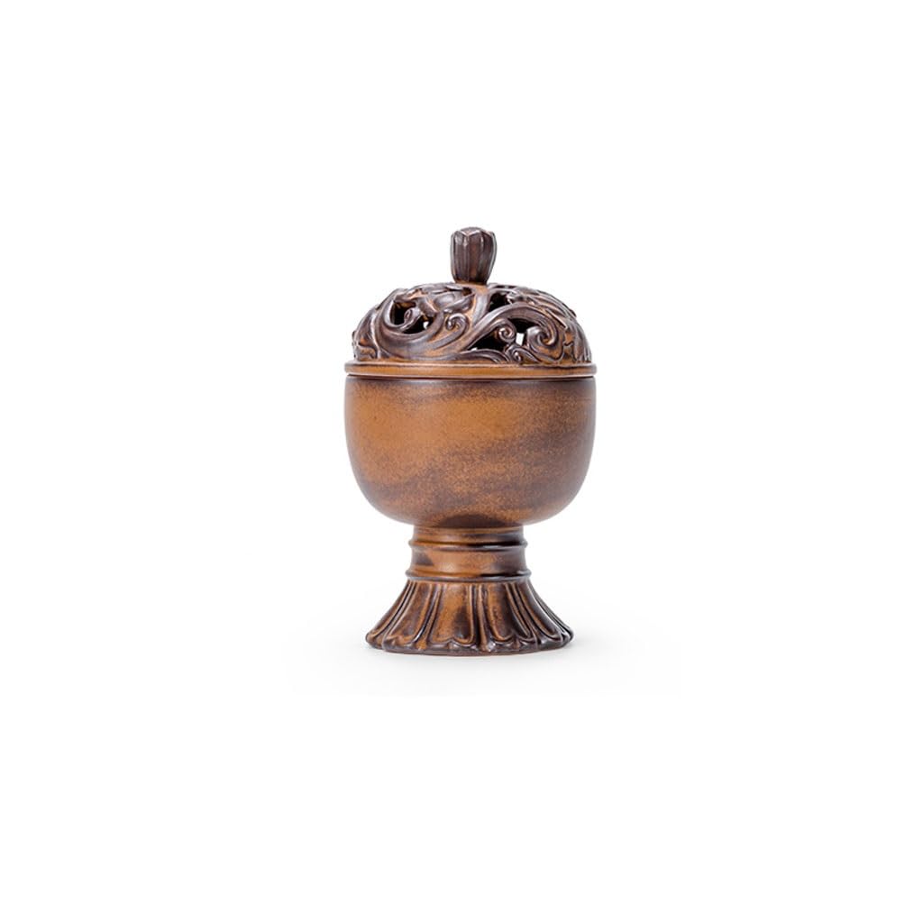 Porte-encens antique pour méditation et yoga à la maison