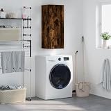 DYRJDJWIDHW Mueble Tocadiscos,aparadores Baratos,Armario de Pared Roble Ahumado 34,5x34x90 cmAdecuado para cocinas, Salones pasillos