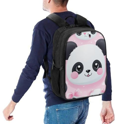 Sac à dos d'école Panda 3D grand volume pour ménager le dos