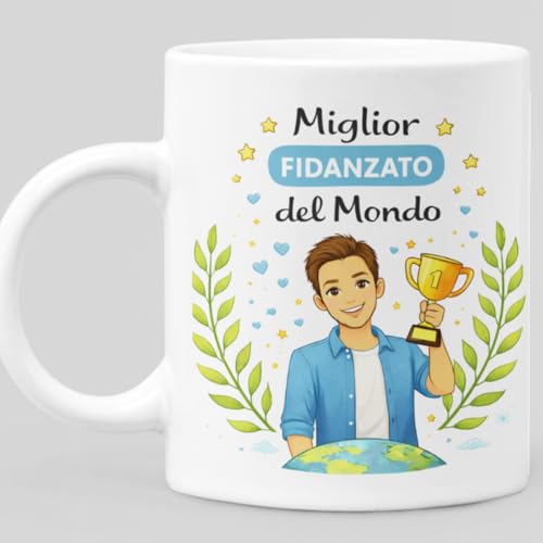 Generico Tazza Miglior Fidanzato del Mondo – Idea Regalo Fidanzato